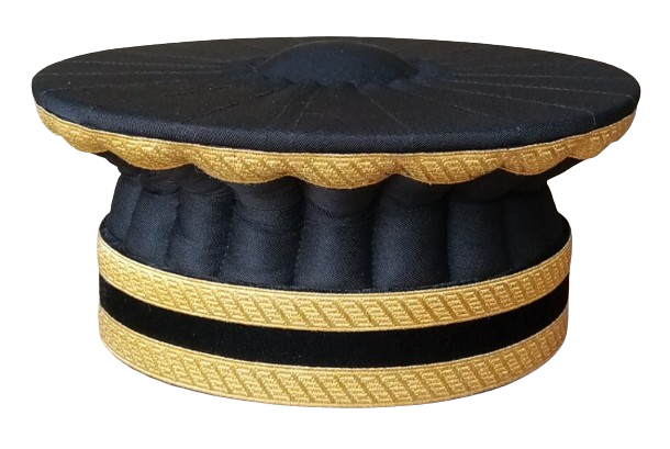 Toque magistrat noire 3 galons ors, M1