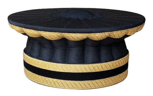 Toque magistrat noire 3 galons ors, M1