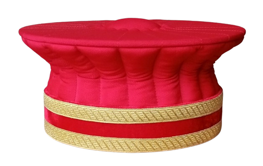 Toque magistrat rouge 2 galons ors, M2