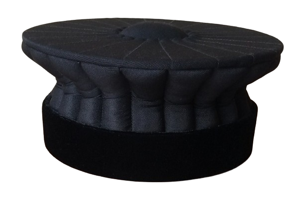 Black hat without braid; clerk's hat; justice commissioner's hat, M1